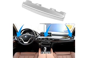 SUCXYOR Sucxxyor Compatibile con b_m_w X5 X6 Clip di sfiato d'aria Tab Chrome-Plated Trim,Front Row Air Vent Clip Air Conditioning Vent Outlet Tab Clip Compatibile con b_m_w X5 F15 2014-2018, X6 F16 2015-2018