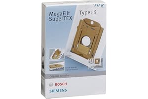 Bosch BBZ 41 FK MegaFilt SuperTex Sac d'Aspirateur Type K, 46-BS-07