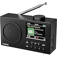 DAB Radio Portable, DAB Plus/DAB Radio, FM Radio, Small Radio, Digital ...