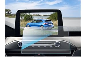 SKTU Pellicola Protettiva compatibile con Ford Puma/Focus/Fiesta/EcoSport/Kuga/Transit Custom SYNC 3 per Display per GPS, Pellicola in Vetro Temperato, Navigatore Protector Film (8 Pollici)