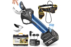 [Ciche i trwałe] SWANSOFT PRU36 nożyce do przycinania bateryjnego, profesjonalne nożyce do przycinania 36 mm 16,8 V 900 W 4 Ah 2 Ah nożyce akumulatorowe do przycinania nożyc elektrycznych,