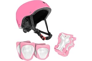 Niftii Kids Helmet with Pads - Adjustable Multi-Sport Complete Safety Gear for Cycling, Skateboarding & Scooting, Ideal for Boys & Girls Ages 3-15 Kids Bike Helmet Set