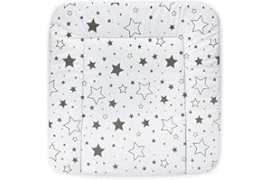 Balbina® Wickelunterlage Wasserdicht Wickeltischauflage Wickelauflage baumwolle 60x70 cm Magic Sterne