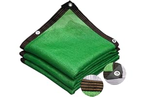 GEOVNE Hochleistungs-Schattierungsnetz,UV-Beständiges Schattennetz,Grünes Tuch,mit Ösen,85% Schattiernetz,Einfache Einrichtung,für Gewächshäuser Oder Kfz-Stellplätze,8-Polig (4x5m)