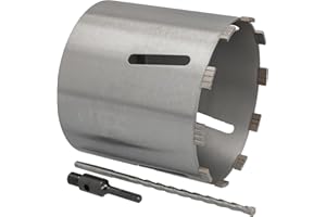 BTEC Corona diamantata SDS-plus, attacco e punta di centraggio, lunghezza utile 180 mm, Ø 202 mm, corona per calcestruzzo