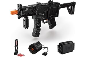 Sosuy MP5 Kit de Fusil Francotirador, Pistola Armas Modelo Realista Disparable DIY 783 Piezas para Adultos y Adolescentes 8+, Colección Militar para Aficionados, Regalo para Hombres y Niños​