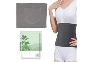MIKIULY Faja Termica Lumbar,Faja Lumbar Caliente,Cinturón de Calor para Lumbares,Cinturón Calentador de Invierno,Faja Lumbar Caliente para Hombres Mujeres para Cintura de Apoyo Caliente Dolores Menstruales