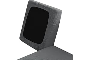 SYLC Sofa Sitzkissenbezug Stretch Sitzkissenschutz Elastischer Kissenbezüge, Husse Überzug Bezug Für Sofa Sitzkissen, rutschfest Stoff Tartan (Grau,3-Sitzer)