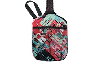 HEYSKAY Pickleball Paddle Cover Pickleball Racket Sleeve Bag with Handle Strap Pickle-Ball Equipment Protective Paddle Sleeve with Mesh Pocket
