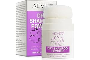 SBHEANGBA Dry Shampoo Powder for All Hair Colours, Absorb Oil Mattifying Root Fuller Looking Refreshing Hair, Non-aerosol, No White Cast, Travel Size Dry Shampoo for Women and Men