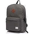 VASCHY School Backpack, Lightweight Water Repellent Backpack Men School Bag Women Children Boy Leisure for Girl School High School Teenagers College Business Travel