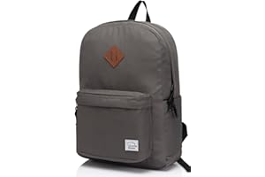 VASCHY Sac à Dos Scolaire, Léger Hydrofuge Sac à Dos Homme Cartable Femmes Enfants Garçon Loisirs pour Fille École Lycée Adolescents Collège Affaire Voyage