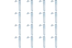 LONSVTTU 16 tubi da centrifuga in plastica da 10 ml, con tappo a scatto, tubo graduato in polipropilene, fondo rotondo, trasparente, contenitore per barba, campioni di lievit