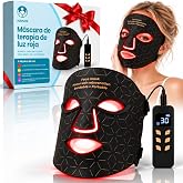 ALIVIATE - Professional Led Facial Mask - Red Light Therapy Mask - Red Light Rejuvenation Facial Therapy - 3 Modes, 220 Leds.