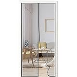 Zanzariera Magnetica 70x190 cm, Zanzariera Porta Finestra Grigio Puro