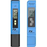 Pancellent TDS PH EC Water Quality Test Meter 4 in 1 Set for Hydroponics, Aquariums, Drinking Water, RO System, Fish Pond and