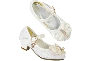 JerrisApparel Prinzessin Schuhe Mädchen Karneval Party Hochzeit Mary Janes