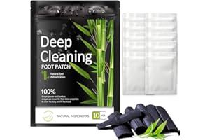 TruuMe 10pcs Patch Pieds, Patchs de Détox pour Pieds, Deep Cleansing Patch Pieds, Detox Foot Patches, Foot Patches, Soulager le Stress, Favorise la Circulation Sanguine