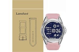 LvBu Armband Kompatibel Für Michael Kors Bradshaw, Sport Silikon Classic Ersatz Uhrenarmband Für Michael Kors Access Bradshaw Smartwatch (Pink)