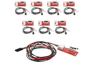 GALDOEP Lot de 8 fin de course imprimante 3d, pour imprimante 3D Arduino Mega 2560 1280 CNC Arduino RAMPS 1.4 Makerbot Prusa Mendel RepRap