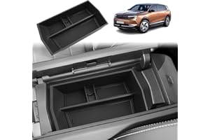 ‎GAFAT GAFAT Kompatibel mit 2025 Opel Grandland GS EV Elektro Hybrid 2025 2026 Mittelkonsole Aufbewahrungsbox, Neu Grandland 2025 Armlehne Organizer Ablagen mit Gummimatte, Grandland 2025 Zubehör