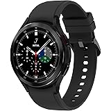 Samsung Galaxy Watch4 Classic 46mm SmartWatch Acciaio Inox, Ghiera Rotante, Monitoraggio Benessere, Fitness Tracker, 2021, Ne