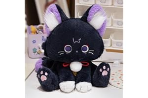 KUKUSHINING Genshin Cat Pluszaki, Anime Pluszowa Poduszka Uderzeniowa Miękka Słodka Pluszowa Zabawka Dla Kota Na Prezent Dla Graczy(Scaramouche,44cm/17.3in)