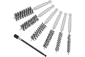 KIJUH Spazzola Cilindrica Con Filo d'Acciaio, 6 Pezzi Spazzole Metalliche Trapano In Diverse Dimensioni Spazzola, Spazzola Metallica Per Trapano Elettrico Con Filo Ritorto Per Trapano