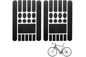 QEQSHQO 2 pièces, Protection du cadre de vélo, Résistant aux Rayures, Film de Protection, Autocollants Protection de Chaîne de Vélo, Protecteur de Cadre de Vélo, pour Vélo de Route VTT