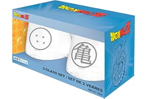 ABYSTYLE DRAGON BALL - Set de 2 verres - Kame & Boule de cristal