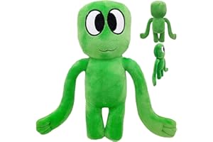 BENOLLS friends of the rainbow Plush Toys New Games Cute Stuffed Doll Best Gift for Boys and Girls for Halloween Thanksgiving and Game Lovers（Green）