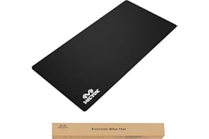 Micyox Tappetino per Attrezzi da Esercizio, Tappetino Protettivo per Cyclette, Biciclette da Fitness Pieghevoli, Macchina Ellittica, 120cm x 60cm