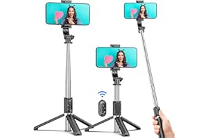 Selfie Stick Tripod, 360°Rotation 4 i 1 Selfie Stick med fjärrkontroll Selfie Bar för och bärbar monopod för iPhone 14/13/12/11 Pro/XS Max/XS/XS/X/8/7, Samsung .