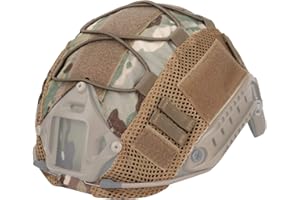 OAREA Couvre-Casque de Combat Militaire Tactique de Chasse CS Wargame Couvre-Casque de Sport pour Casque Type Rapide PJ/BJ/MH