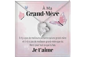 Bramart Collier pour femme A ma femme, Argent - Idées cadeaux pour elle Anniversaire de mariage, Anniversaire ou Noël - Coffret avec dédicace comprise