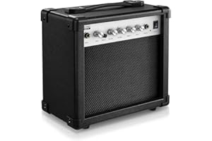 Donner Amplificatore per Chitarra Elettrica 20W, DEA-20 con Effetti Riverbero, Amplificatore da Studio con Comodo Switch Clean & Overdrive Portatile