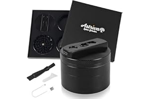 ASTRIVA Grinder Large Crusher, 63mm Grinder with Shark Teeth, Metal Grinders for Spice Smooth Grind, Spice Crusher for Kitchen Herb Herbal Tea