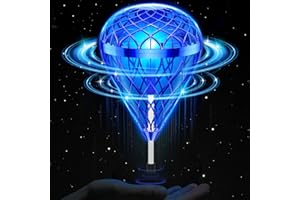 PKBOSS Parachute Toy Hand Throwing Luminous Flying Ball Manual Controlled LED Outdoor Toy Gift for Boys Girls 6-12 Years Old