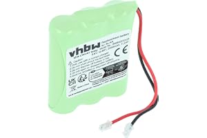 vhbw 3 x AA sött batteri för olika enheter (2 000 mAh, 3,6 V, NiMH)