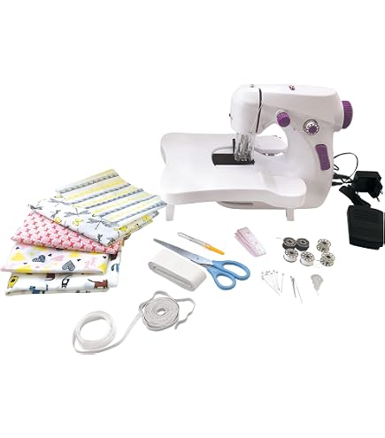 Machine à Coudre Enfant Maped Creativ - Avec Pédale, 2 Vitesses - Kit Pour Créer Un Chouchou