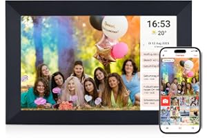 Rollei Smart Frame WiFi 103 Elektronischer Digitaler Bilderrahmen Frameo | WLAN Digital Ph