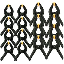 Lot De 20 Pinces à Ressort 70mm - Pinces Plastique Polyvalentes - Jardin, Photo, Bricolage
