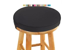 uyeoco Stuhlkissen Rund, 30cm/35cm/40cm/45cm/50cm,für Esszimmer Küche Gartenstühle Dick rutschfest für den Innen/Außenbereich Boden Sitzkissen Matte Bürostuhl Kissen Waschbar(A4,30x5CM/11.8x2inch)