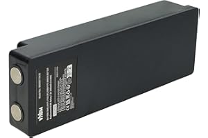 vhbw Batería Compatible con Scanreco Fasse, FBS590, EA2512, Effer, Fassi Mando a Distancia Industrial (2000 mAh, 7,2 V, NiMH) - Negro