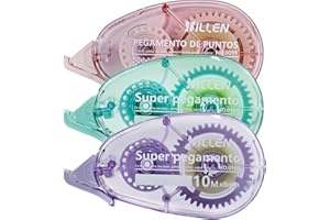 TRLREQ 3 Pack Glue Roller,10m X 8mm Double Side Adhesive Glue Tape for Crafting Cards Making Photo Album Journal Scrapbooking