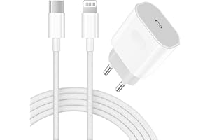 iPhone Schnellladegerät Schnellladekabel Apple MFi Zertifiziert 25W USB C Ladegerät mit 1m Lightning Ladekabel für iPhone 14 13 12 11 Pro Max Mini Plus SE X XR XS 8 6