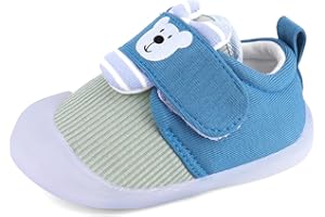 MASOCIO Baby Schuhe Junge Mädchen Lauflernschuhe Babyschuhe Weich Flach Gummi Anti-Rutsch
