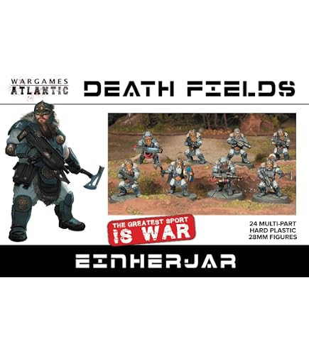 Death Fields - Raumjäger Infantry (24 Figures) Multi-Part Hard Plastic (HIGH Impact POLYSTYRENE