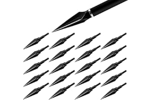 ‎REAWOW REAWOW Traditionelle Außen Jagd Pfeilspitze 20 ers 125 Grain Carbonpfeile Pfeilspitzen Jagdspitzen Standard Inschraubpfeilspitzen Geeignet Für Recurve Bow Compound Bow Armbrust Kohlenstoffstahl