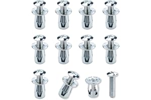 eupdd 50 pezzi Tasselli per Cavità: M5 Acciaio Inossidabile Dadi a Petalo, M5×25mm Jack Nuts, Dadi di Espansione, Tasselli a Espansione, Fissaggi per Porte Cave, Lamiera, Cartongesso